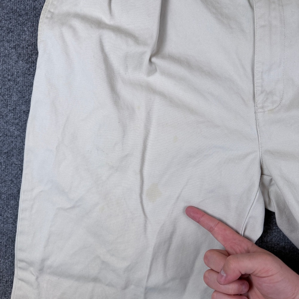 Vintage Polo Ralph Lauren Andrew Pants Mens 38x30 Beige Pleated Chino 90s - Picture 14 of 16